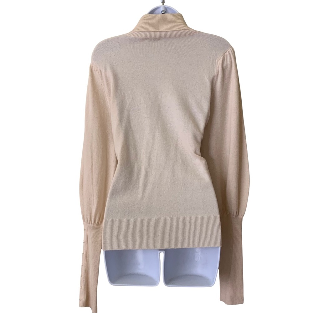 Joie x Revolve Turtleneck Shialy Top Sweater Wool Cashmere White - Picture 4 of 13